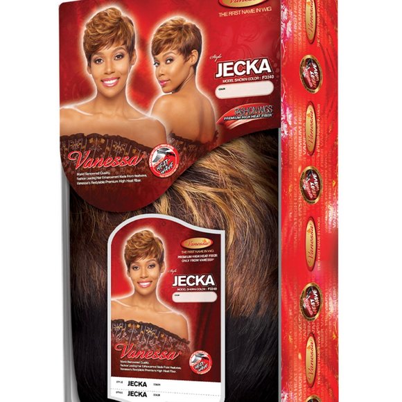 Jecka Vanessa Hair Full Wig Adjustable Fashion Short Pixie Cut Layers Black - Picture 6 of 12